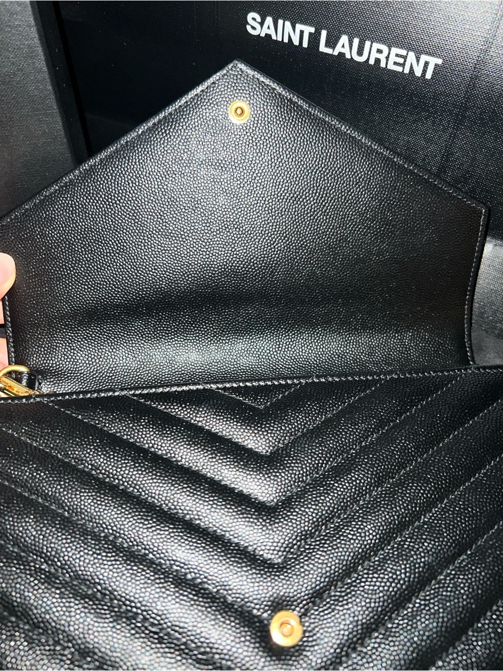 Saint Laurent Monogram Pouch With Removable Strap - Picture 6 of 10